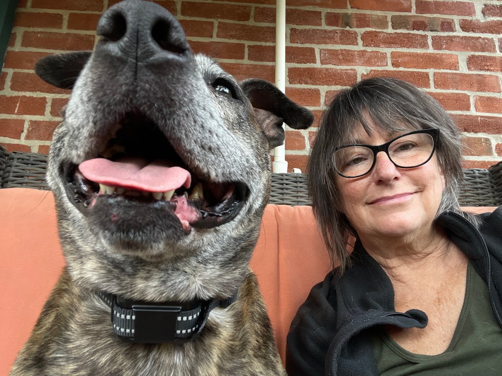 me with my Mountain Cur